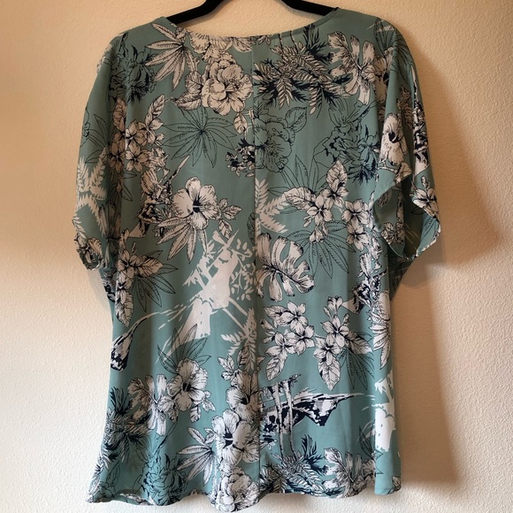 EUC West Kei XL Allura Knot Detail Blouse - Picture 3 of 4